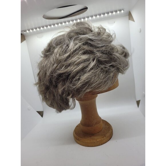 Gabor Instinct Wig G48+ Sugared Pecan Flexlite Modacrylic Steal Gray highlights - Picture 1 of 12